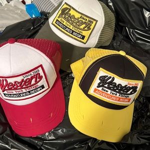3 trucker hats